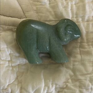 Green Ram Spirit Figurine